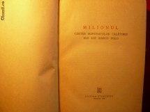 MARCO POLO - MILIONUL - 1958 foto