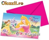 Invitatii de petrecere Disney pentru copii - PRINCESS foto