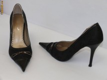 DEOSEBITI ! Pantofi negri , toc inalt - (Belle Woman 169-7D black) 40% REDUCERE foto