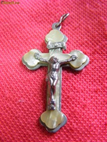 CRUCIFIX ARGINTAT ,VECHI foto