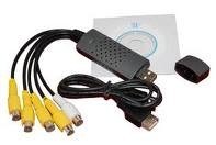 Placa de captura easycap DVR  4 canale usb ,face captura de pe orice semnal video ,camere supraveghere ,dvd player,console video etc foto