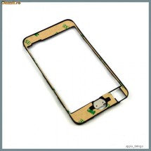 Rama Mijloc Miez + Dublu Adeziv + Garnitura Cauciuc ORIGINALA Apple iPod Touch 2 2G foto