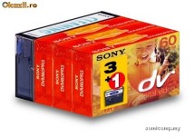 MINI DV SONY 60 MIN (3 BUC+CLEANER) foto