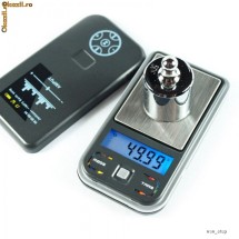 Cantar Bijuterii Electronic cu doua zecimale 0.01-200 gr model slim si mic-promotie foto