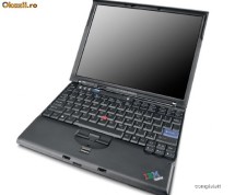 Laptop IBM Thinkpad T42, Intel Pentium Mobile 1.7 GHz, 512 GB DDRAM, 40 GB, DVD/CDRW, Wi-FI, carcasa magneziu cauciucat, GRATIS husa laptop DELL XPS foto