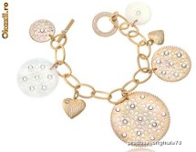 Bratara cu pandative fashion GUESS UFB10918, nou in saculet cadou, CARD GUESS pret magazin 90 euro foto