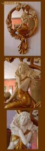 OGLINDA SUPERBA ART NOUVEAU foto