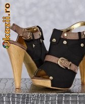 Sandale Adorable Effect Black StarShinerS foto