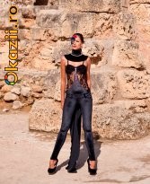 Salopeta Ocassion Velvet Black StarShinerS foto