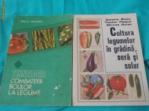 LOT 2 CARTI LEGUMICULTURA-CULTURA LEGUMELOR IN GRADINA ,SERA SI SOLAR/TEHNOLOGIA COMBATERII BOLILOR LA LEGUME. foto