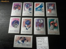 Romania LP 642 , 10 ani de cosmonautica 1967, cal a II a, MNH/** foto