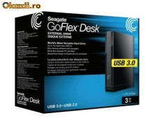 HDD extern Seagate GoFlex Desk, 3TB, USB 3.0, nou, sigilat foto