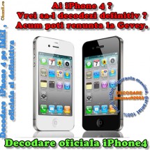 DECODARE iPhone4, 4s PE IMEI, ONLINE *** PRET PROMOTIONAL *** DECODARE OFICIALA si DEFINITIVA *** IPHONE NEVERLOCKED foto
