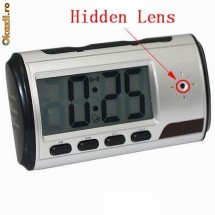 VAND CEAS DE MASA CU CAMERA SPION SI ACTIVARE LA MISCARE foto