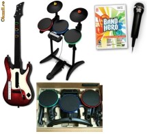 VAND BAND Hero bundle (TOBE, CHITARA, MICROFON si JOC) pentru WII + bonus jocul Guitar Hero METALLICA foto