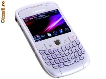 Blackberry 8520 Curve white nebranduit folosit stare foarte buna PRET:380ron foto