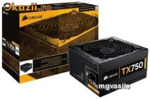 Sursa Corsair 750W - garantie inca 4 ani si 6 luni - pachet complet, impecabila foto
