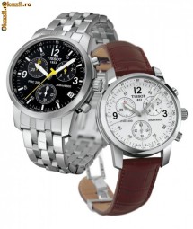 TISSOT PRC 200 ORIGINAL , NOU IN CUTIE + CUREA DE PIELE CADOU ( NEAGRA SAU MARO ) CADOUL IDEAL IN ORICE ANOTIMP foto
