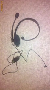 Vand casti xbox 360 cu microfon foto