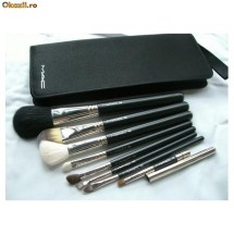 Trusa Set 8 Pensule Machiaj MAC , Profesionale din Par Natural - MAC- foto