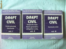 DREPT CIVIL, Vol. I, II si III, Prof. Univ. Dr. Iosif R. Urs / Prof. Univ. Dr. S. Angheni, 1998 foto