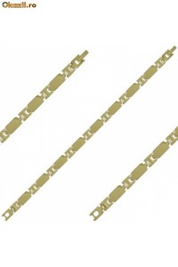 Bratara din inox placat cu aur de 18 carate 23-90188 foto