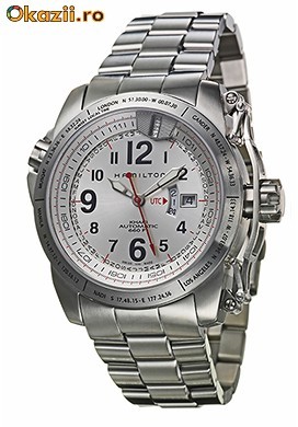 HAMILTON KHAKI H62555153 nou in cutie SUPER PRET 549 euro foto mare
