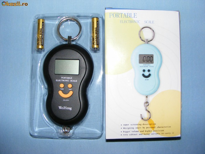 Cantar Electronic  de Piata sau Pescuit  10gr - 40 kg foto mare