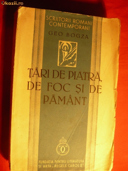 GEO BOGZA - TARI DE PIATRA, DE FOC, SI DE PAMANT- 1939 foto mare