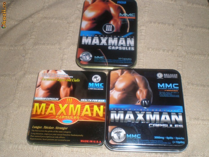 VIAGRA MAXMAN,40 RON CUTIA,12 PASTILE. foto mare