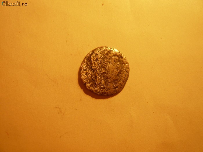 MONEDA ARGINT ROMANA ,d=1.4cm. foto mare