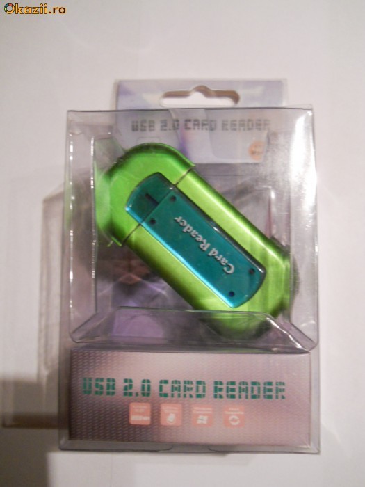 Card Reader SD MicroSD TF M2 foto mare