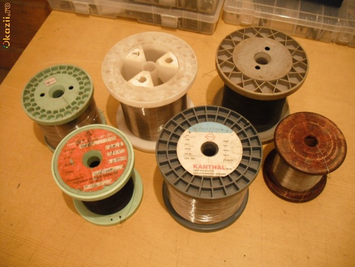 fir / sarma KANTHAL , fir sarma decupare CNC polistiren foto mare