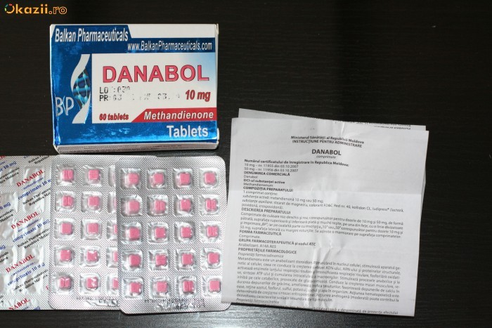 Danabol,Dianabol,naposim 10mg/comprimat foto mare