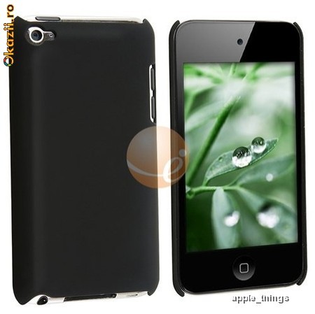 Husa Spate Hard Case Protectie dedicata Apple iPod Touch 4 4G 4Th Black foto mare