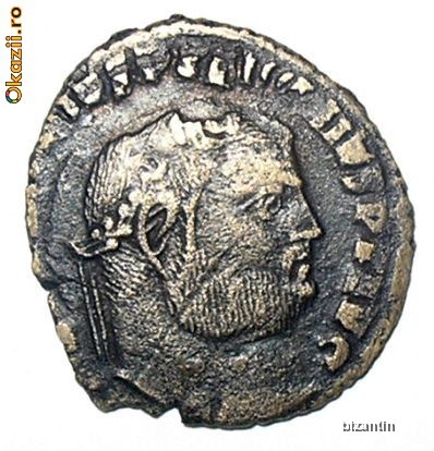 LICINIUS (308 -324) , CUMNATUL LUI CONSTANTIN CEL MARE , NECATALOGATA , RARA foto mare