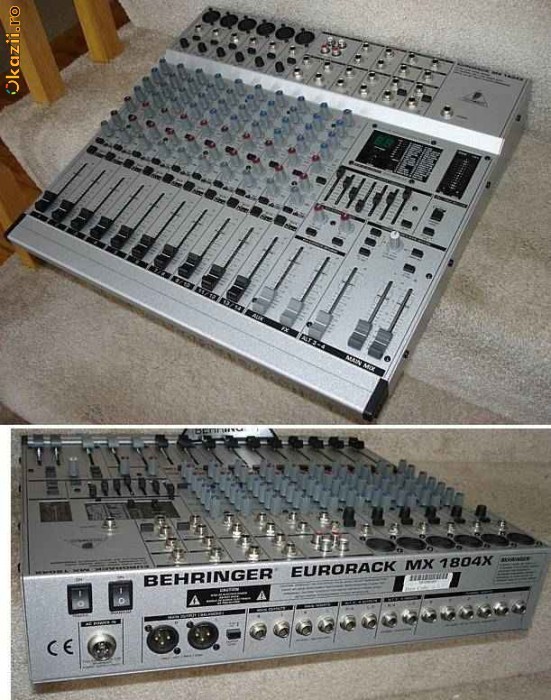 vand schimb mixer behringer mx 1804 foto mare