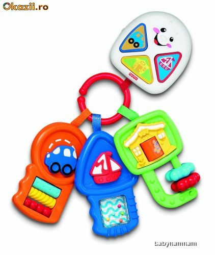 Brelog Chei Muzicale -Fisher Price -6luni-3 ani -NEW foto mare