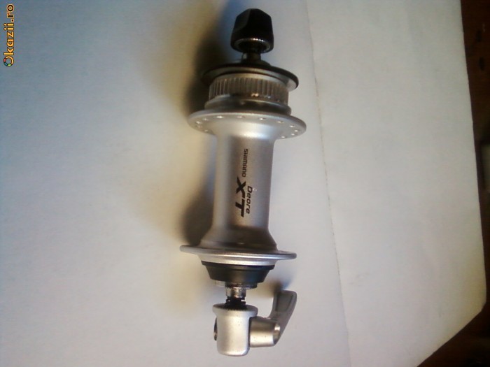Butuc fata SHIMANO XT bicicleta foto mare
