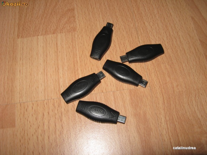Adaptor Mini Usb Catre Micro USB HTC Samsung Motorola foto mare