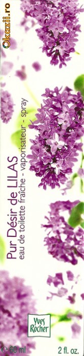 Set parfum PUR DESIR DE LILAS Yves Rocher + Vanille Noire Yves Rocher foto mare