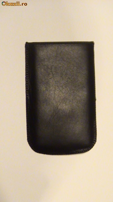 Husa piele naturala Nokia E71 C3 E5 C5 X2 N8 E72 5800 6600 N78 N73 N70 5230 foto mare