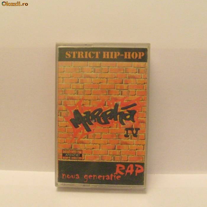 CASETA | MARPHA IV (compilatie hip hop romanesc)  | 1999 - A&A Records (RAR!! DE COLECTIE!!) foto mare