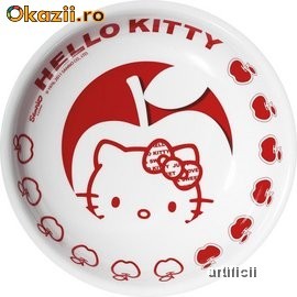 Farfurie adanca 19,5cm HELLO KITTY APPLE foto mare