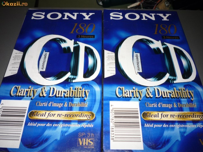 CASETE VHS SONY foto mare