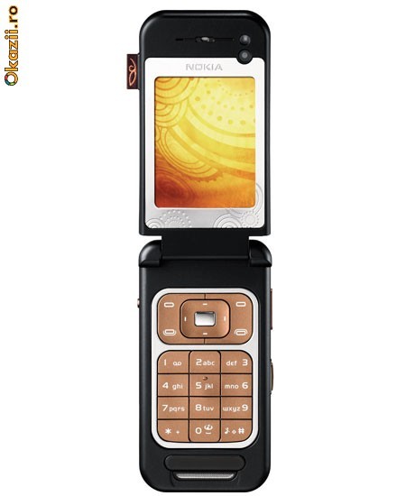 VAND NOKIA 7390 Brown Colecta L'Amour 3.15 MPX +card microsd 2gb foto mare