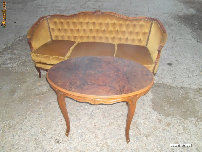 Canapea Louis Philippe + masa. foto mare