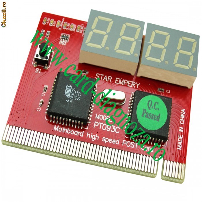 D1-9 PT093C Computer Debug Card foto mare