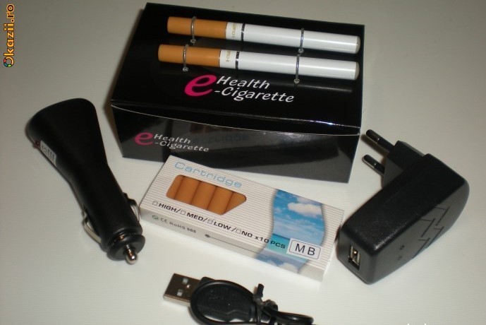 2 TIGARI ELECTRONICE E-Health, 2 TIGARETE + 20 DE REZERVE! OFERTA! foto mare