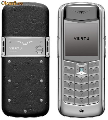 VERTU CONSTELLATION EXOTIC - PIELE DE STRUT - 100% ORIGINAL !! 1299 EURO !! foto mare